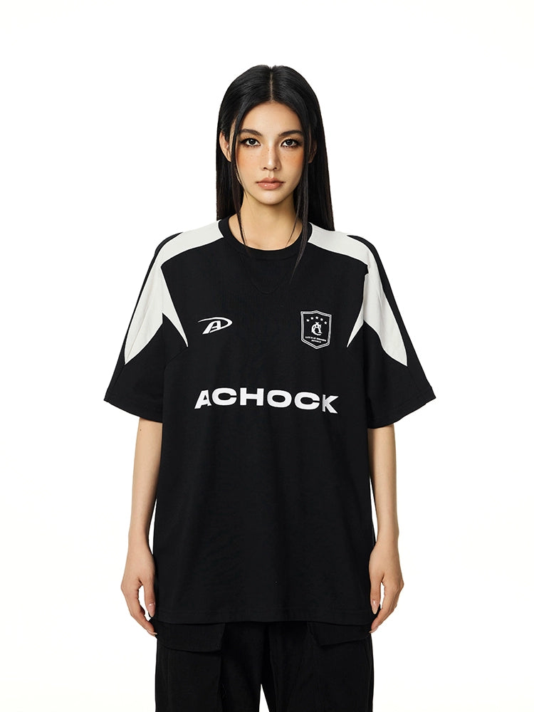 Best Achock Contrast Stitching Uniform Tee | Face 3 Face