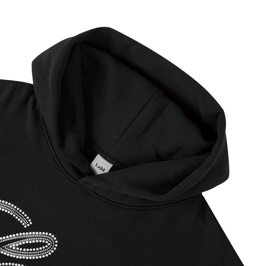 Labt Metal Beadwork Logo Hoodie | Face 3 Face