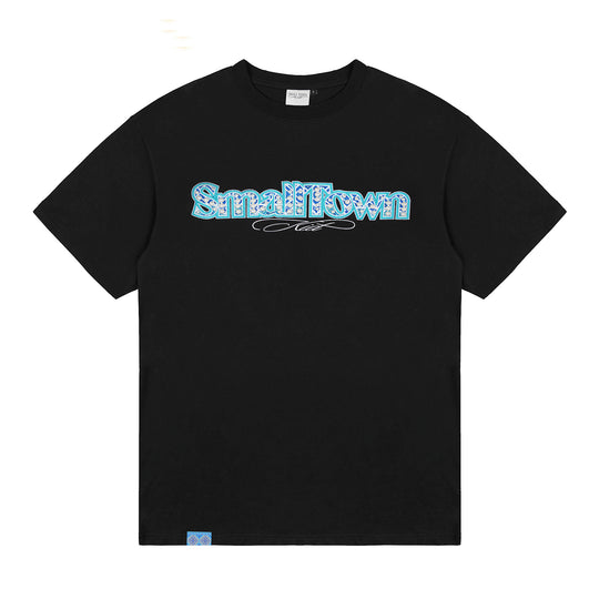 Small Town Kid Pearl Ethnic Embroidery Patch Tee | Face 3 Face