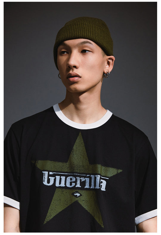 Remedy Aged Star Print Tee | Face 3 Face