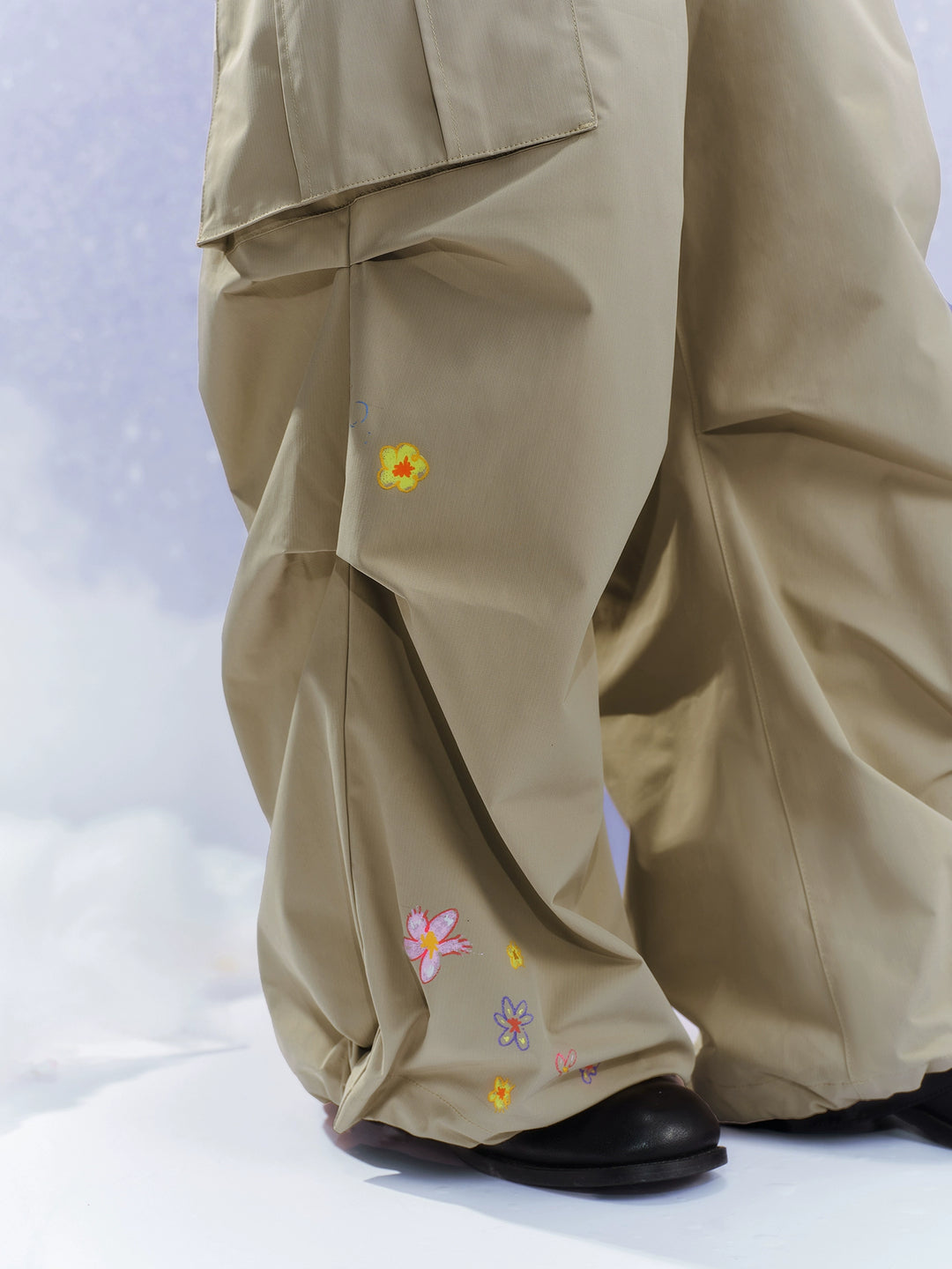 MEDM Floral Print Utility Cargo Pants | Face 3 Face