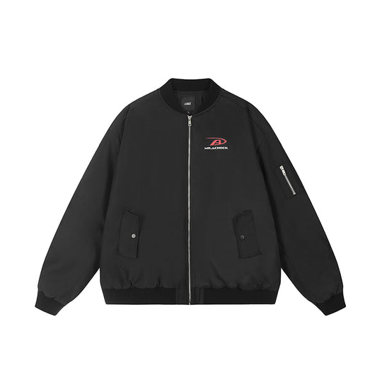 Achock Simple Logo Baseball Bomber Jacket