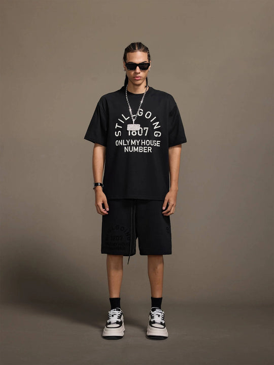 1807 Vintage Still Going Logo Print Short Sleeve Tee | Face 3 Face