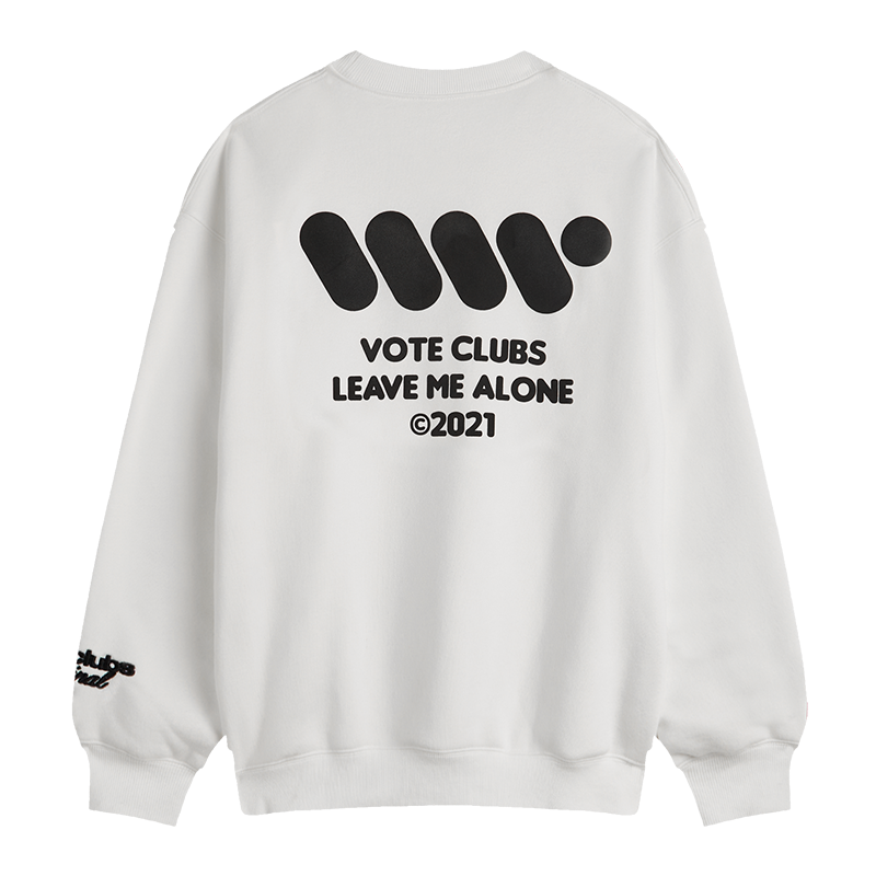 VOTE VVVVOTE Basic Crew Neck Sweatshirt