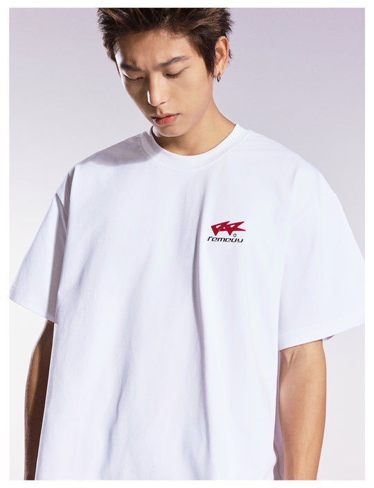 Remedy Flocking Logo Print Tee | Face 3 Face