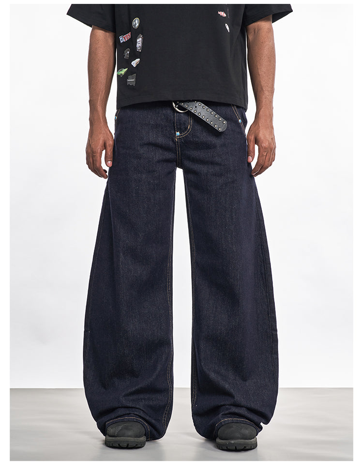 F3F Select Turquoise Studs Machete Jeans | Face 3 Face