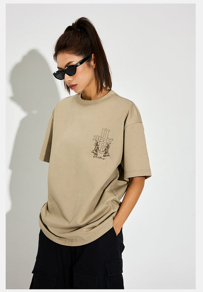 DICETINY Bunny Girl Letter Print Tee | Face 3 Face