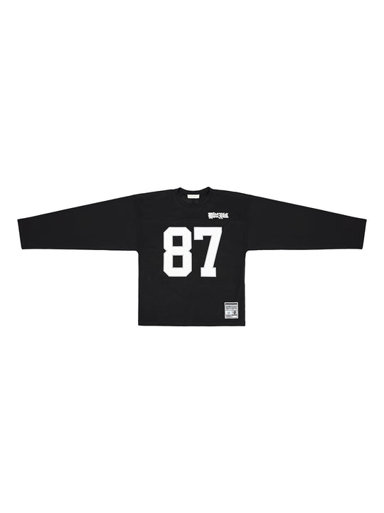 MHARF Black 87 Long Sleeved Mesh Hockey Jersey | Face 3 Face