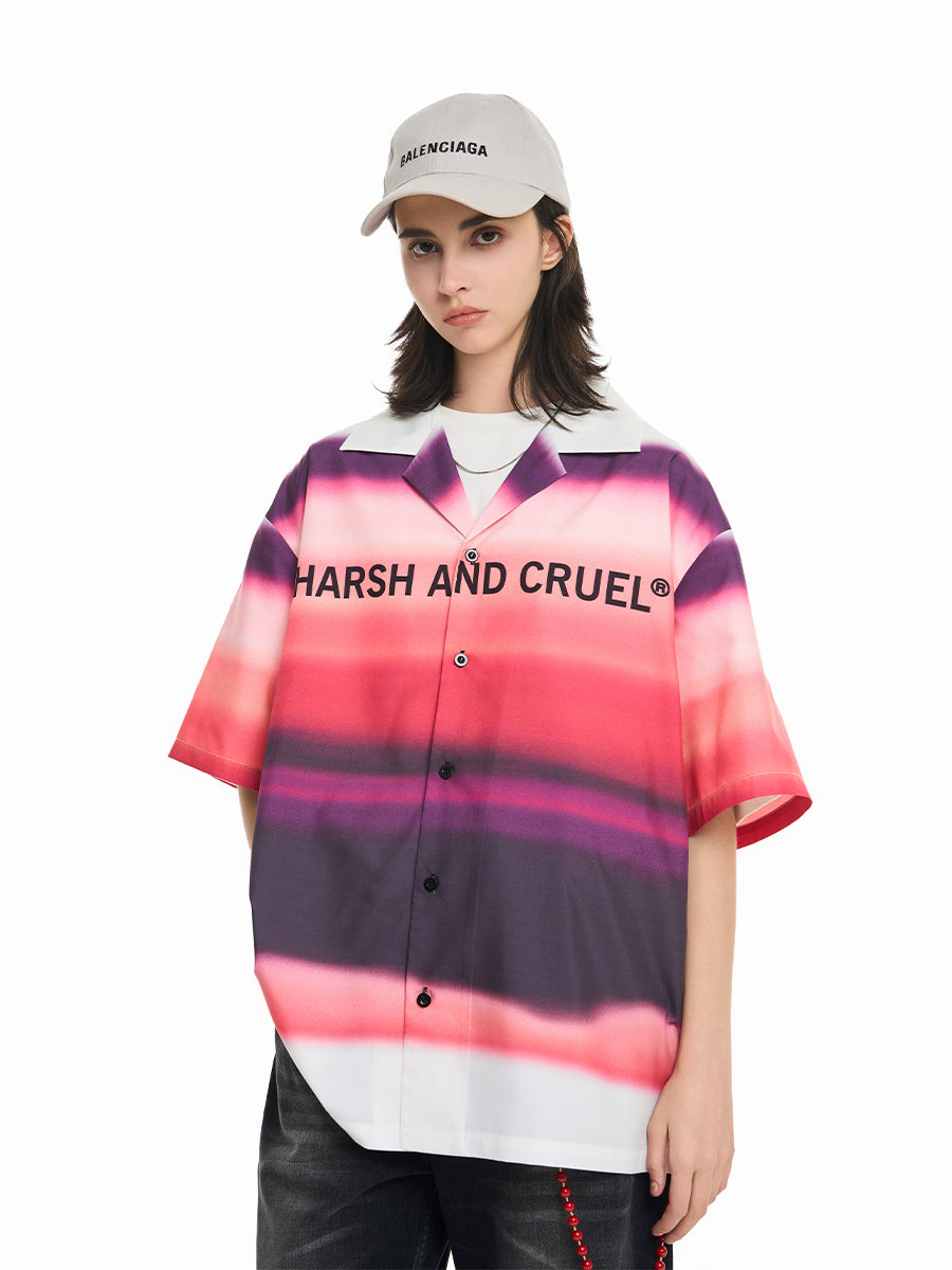 Harsh and Cruel Sunset Clouds Cuban Shirt | Face 3 Face