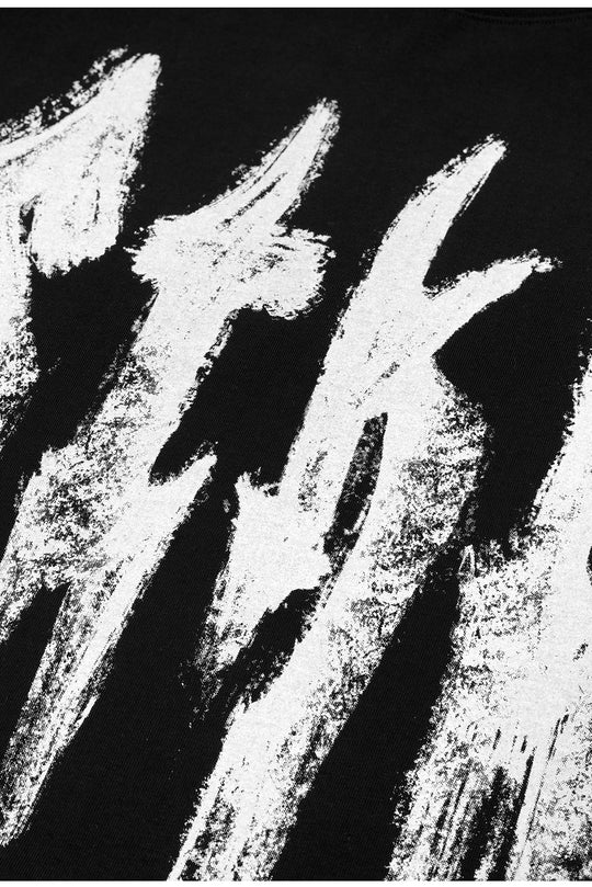 Small Town Kid Brush Paint Hand-Painted Print Tee | Face 3 Face