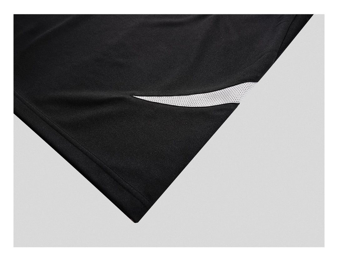 UNDERWATER Black and White Deconstructed Patchwork Embroidered Jersey Tee | Face 3 Face