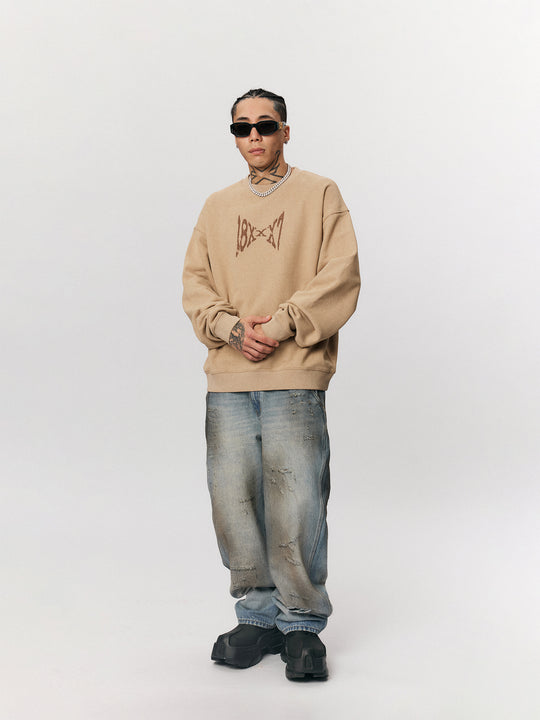 1807 18x7 Printed Batik  Sweatshirt | Face 3 Face