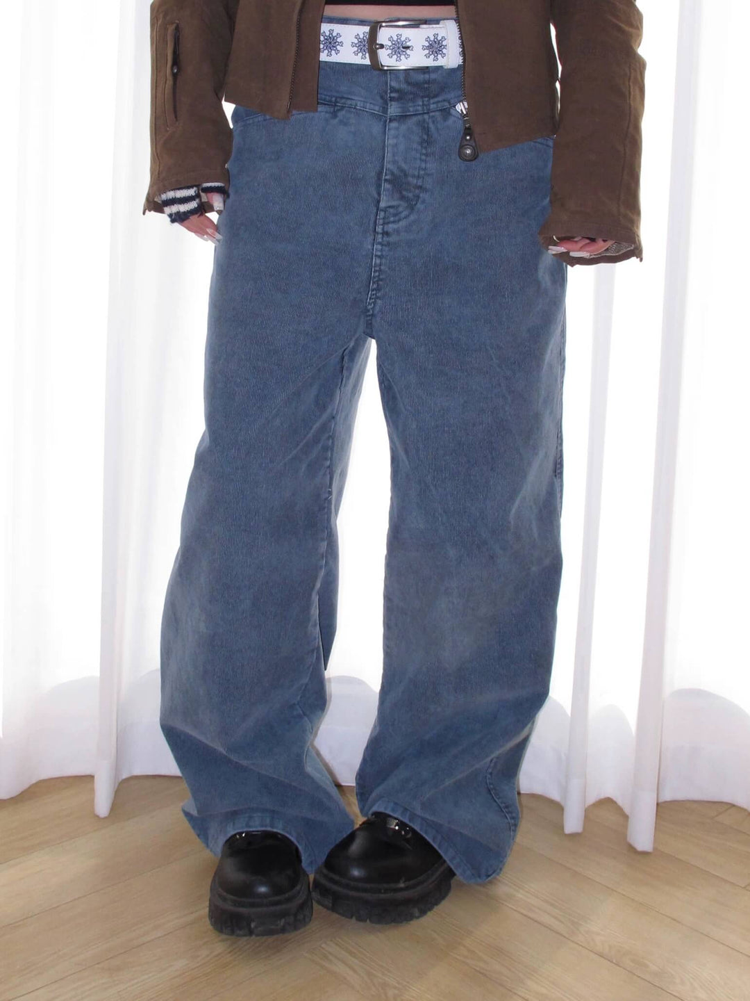 EVILKNIGHT(EK) Vintage Washed Distressed Corduroy Pants | Face 3 Face