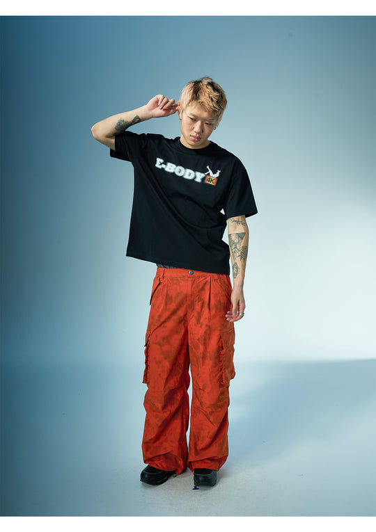 EVILKNIGHT(EK) Tie-Dye 3D Pocket Work Cargo Pants | Face 3 Face