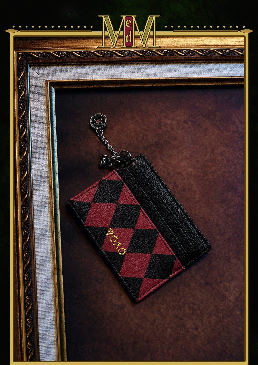 MEDM × HUNTER×HUNTER Leorio Checkered Card Case | Face 3 Face