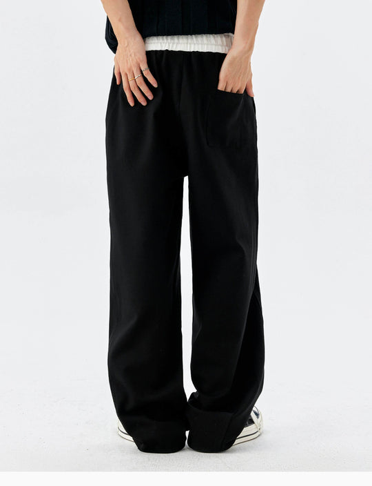 MEDM Color Block Waistband Sweatpants | Face 3 Face