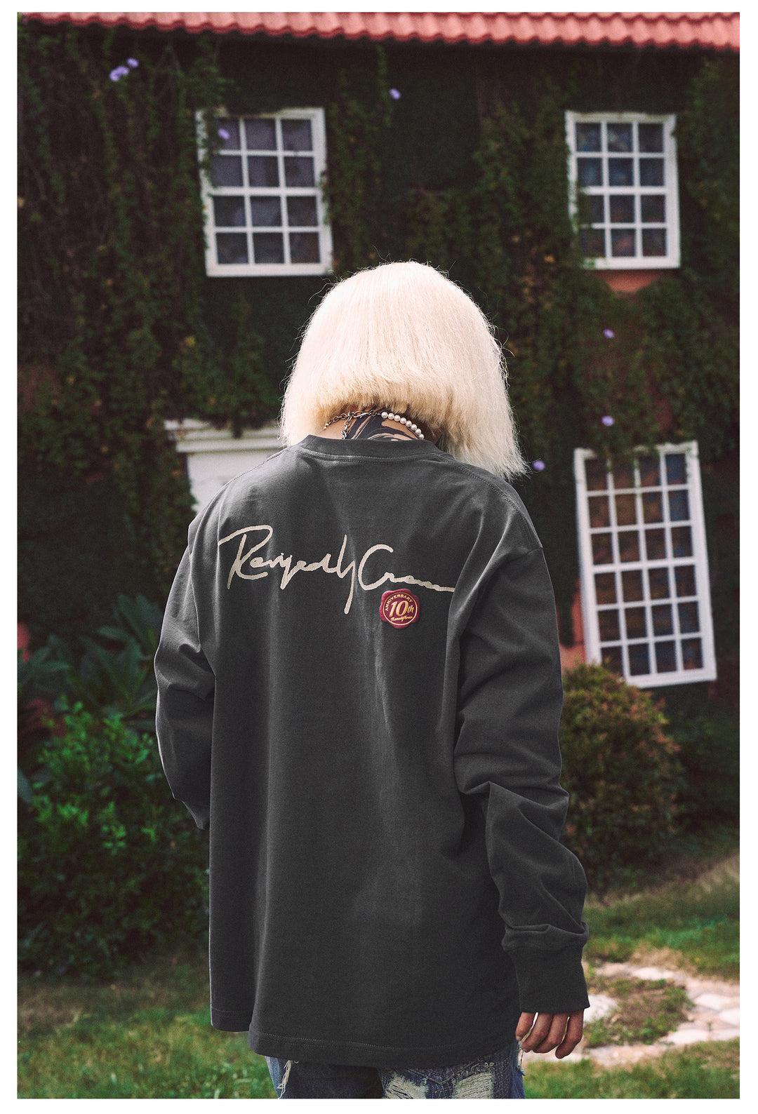 Remedy 3D Wax Seal and Cracked Logo Print Long Sleeve Tee | Face 3 Face