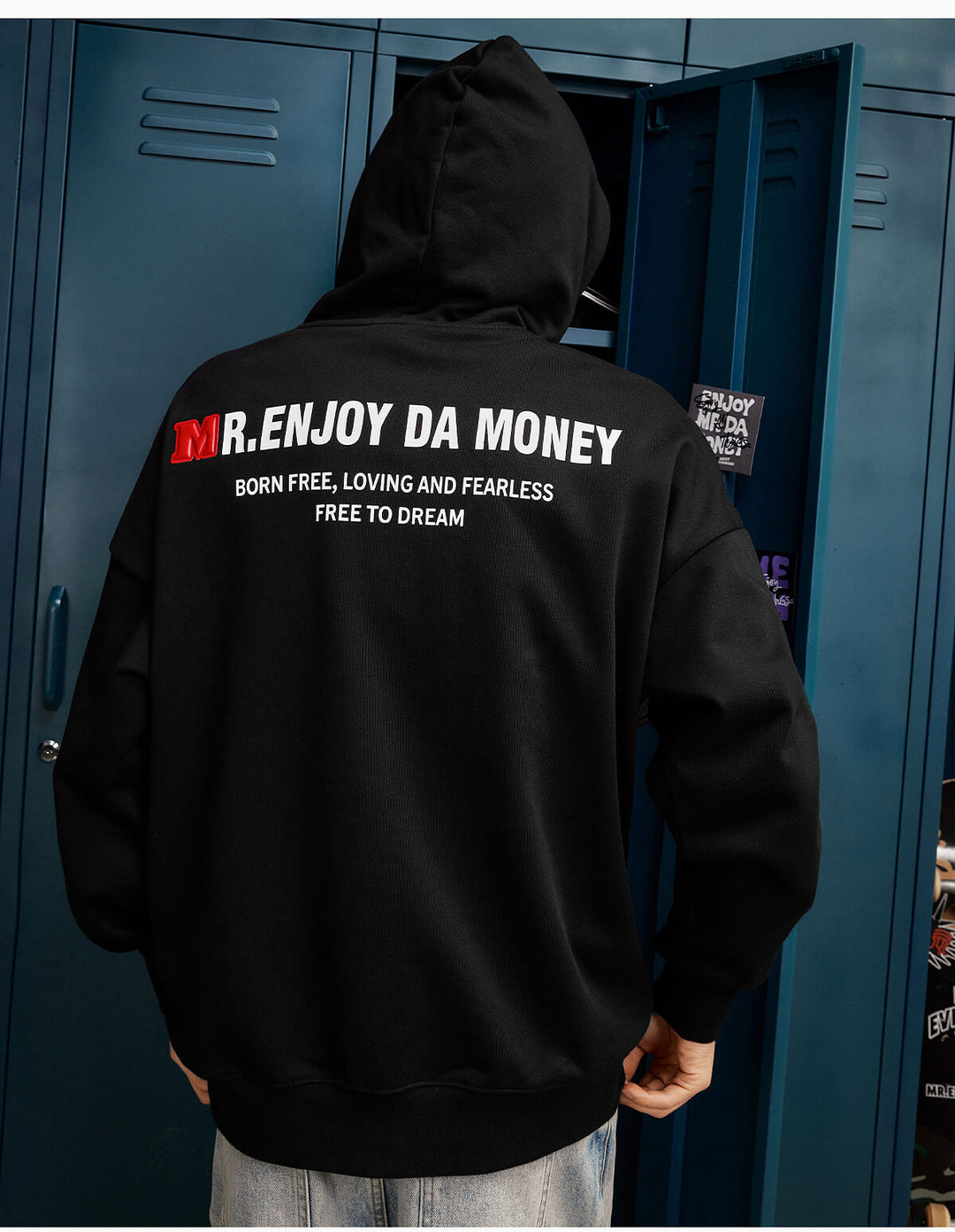 MEDM Rainbow Embossed Logo Hoodie | Face 3 Face