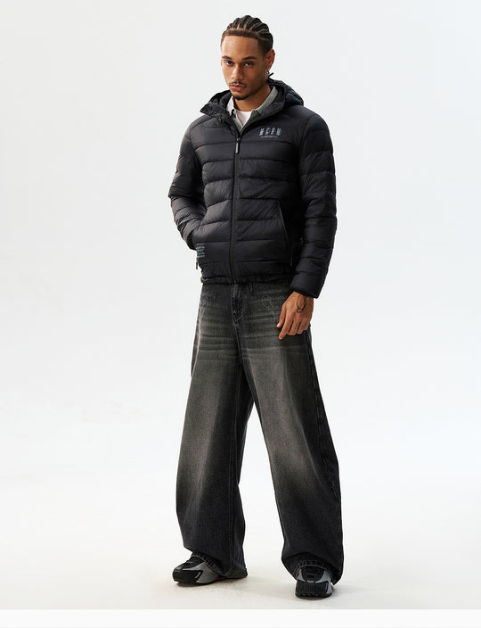 MEDM Waterproof Lightweight Hooded Down Jacket | Face 3 Face