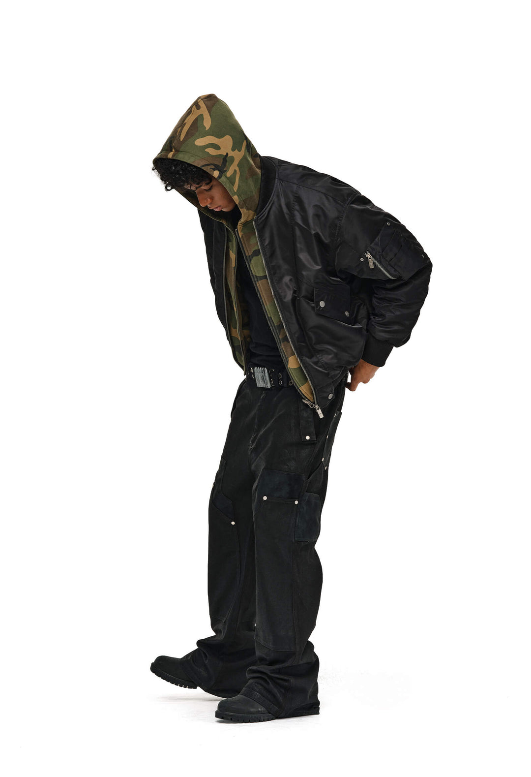 ANTIDOTE Reversible Camouflage MA-1 Bomber Jacket | Face 3 Face
