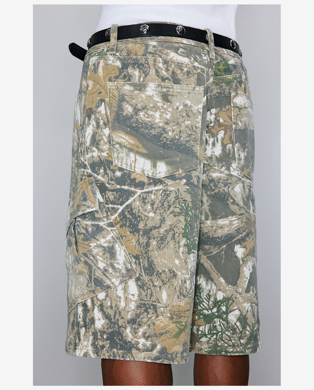 NOVACAM Tree Camouflage Work Baggy Shorts | Face 3 Face