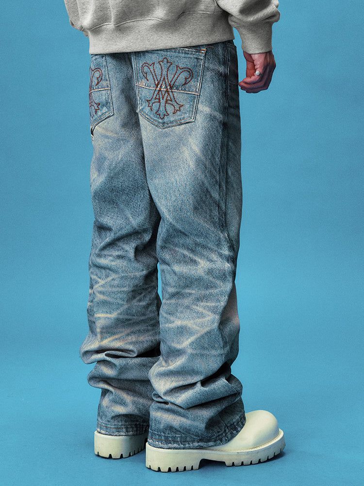 YADcrew Keychain Print Design Jeans | Face 3 Face