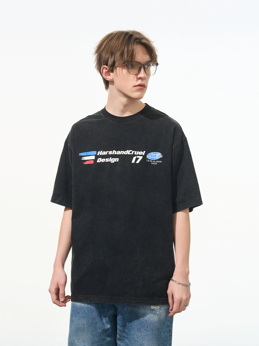 Harsh and Cruel Washed Logo Tee