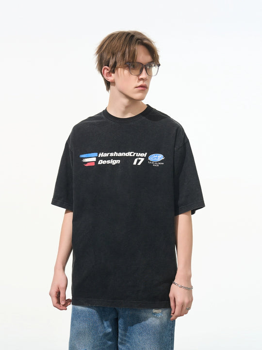 Harsh and Cruel Washed Logo Tee