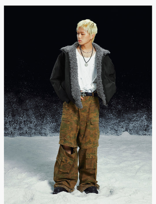 MEDM Removable Fur Lining Jacket | Face 3 Face