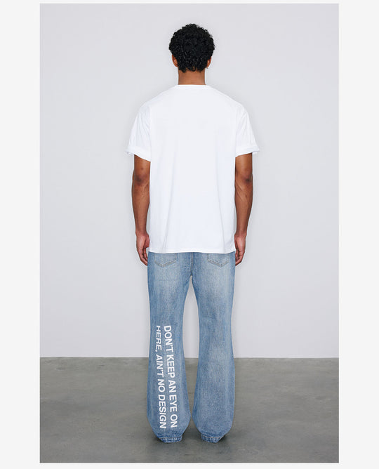 NOVACAM Enjoy Vintage Letter Print Tee | Face 3 Face