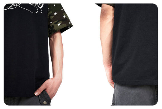 F3F Select Star Print Raglan Color Block Tee | Face 3 Face