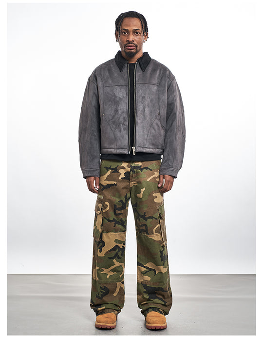 F3F Select Suede Short Work Jacket | Face 3 Face