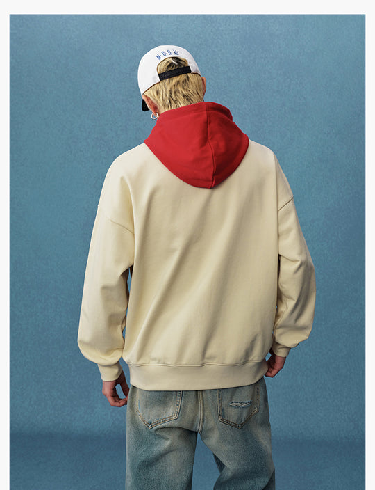 MEDM Layered Look Color Block Hoodie | Face 3 Face