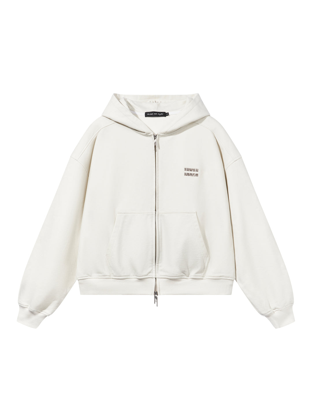 BLIND NO PLAN Embroidery Logo Sweatshirt Hoodie | Face 3 Face