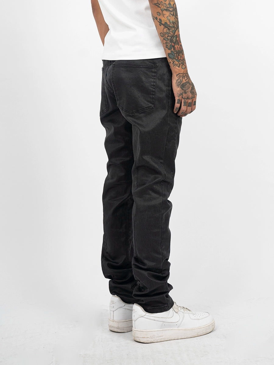 TGFCLUB Washed Waxed Slim Fit Jeans | Face 3 Face