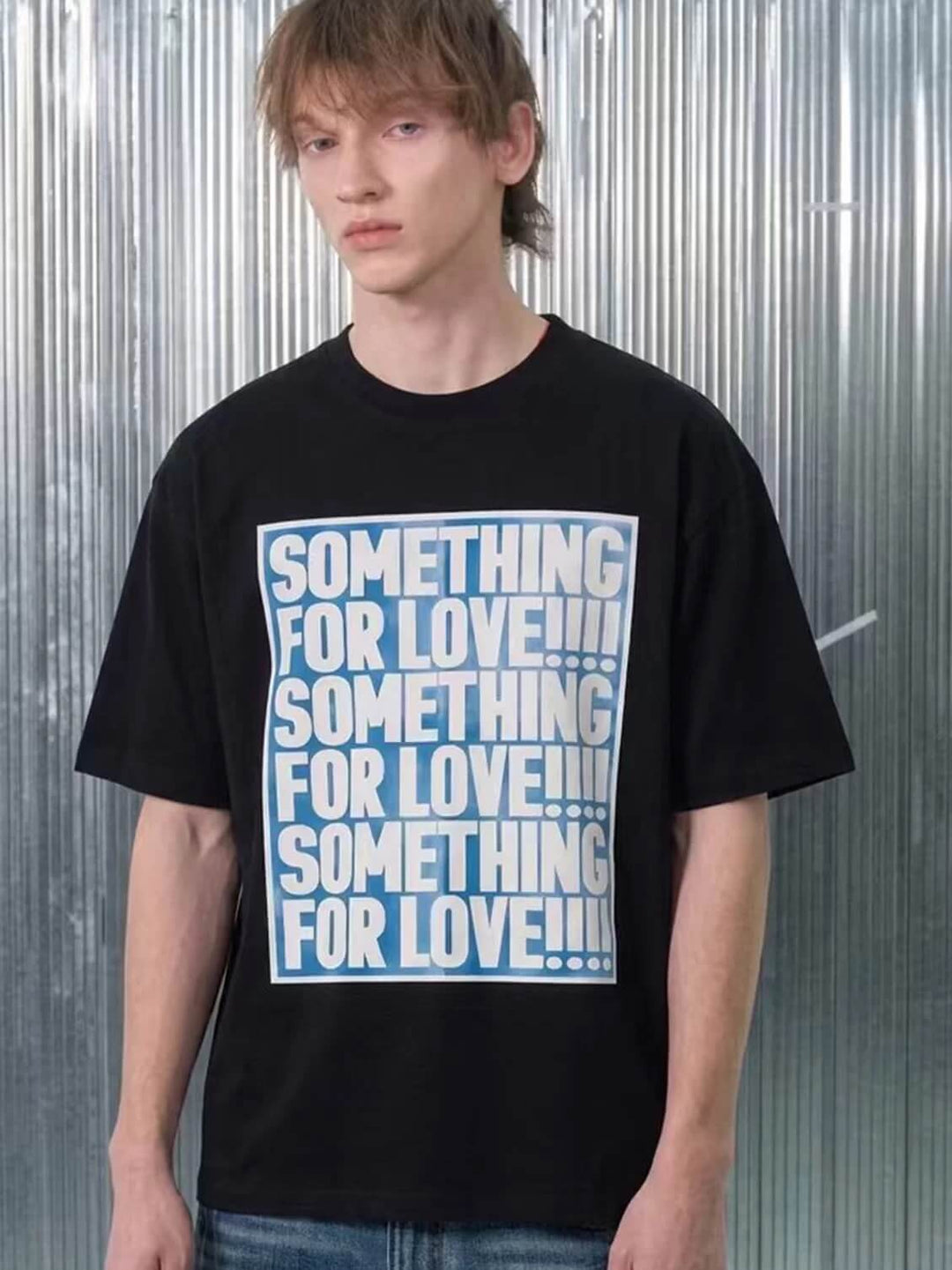 S45 Slogan Poster Print Short Sleeve Tee