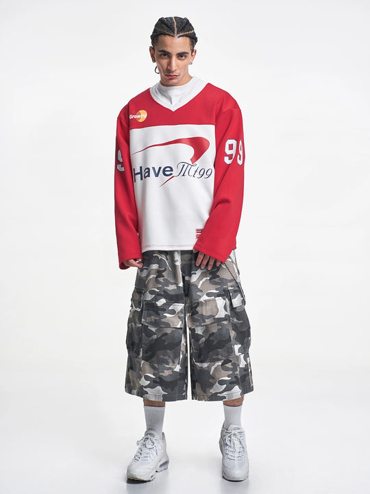 F3F Select Graphic Air Cotton Long Sleeve Hockey Jersey | Face 3 Face