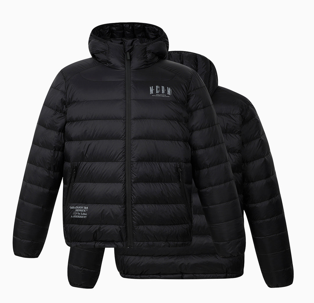 MEDM Waterproof Lightweight Hooded Down Jacket | Face 3 Face