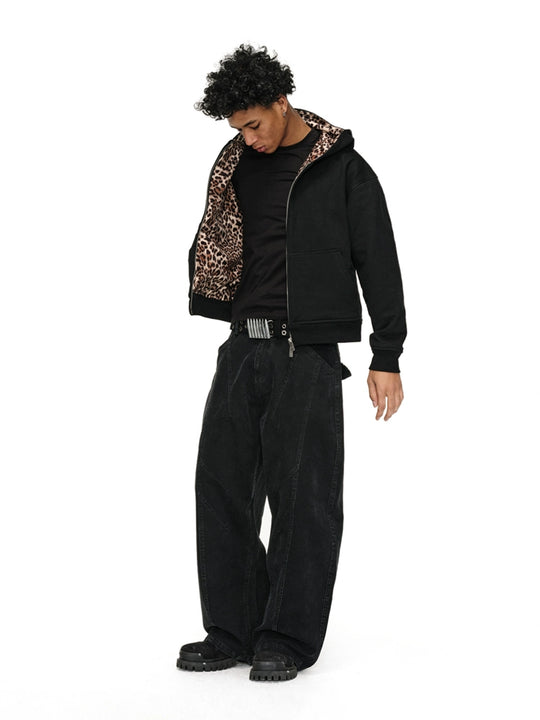 ANTIDOTE Deconstructed Washed Balloon Work Pants | Face 3 Face