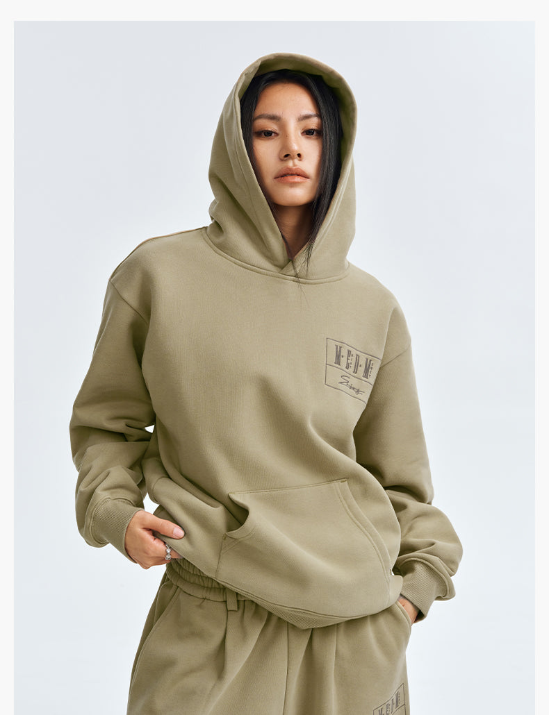 MEDM Embroidered Lettered Logo Hoodie & Sweatpants | Face 3 Face