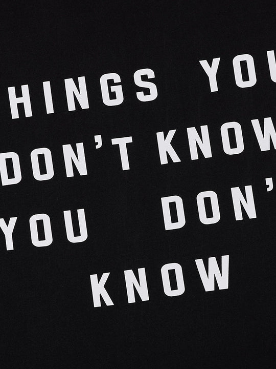 MHARF THINGS YOU DON'T KNOW Print Tee | Face 3 Face