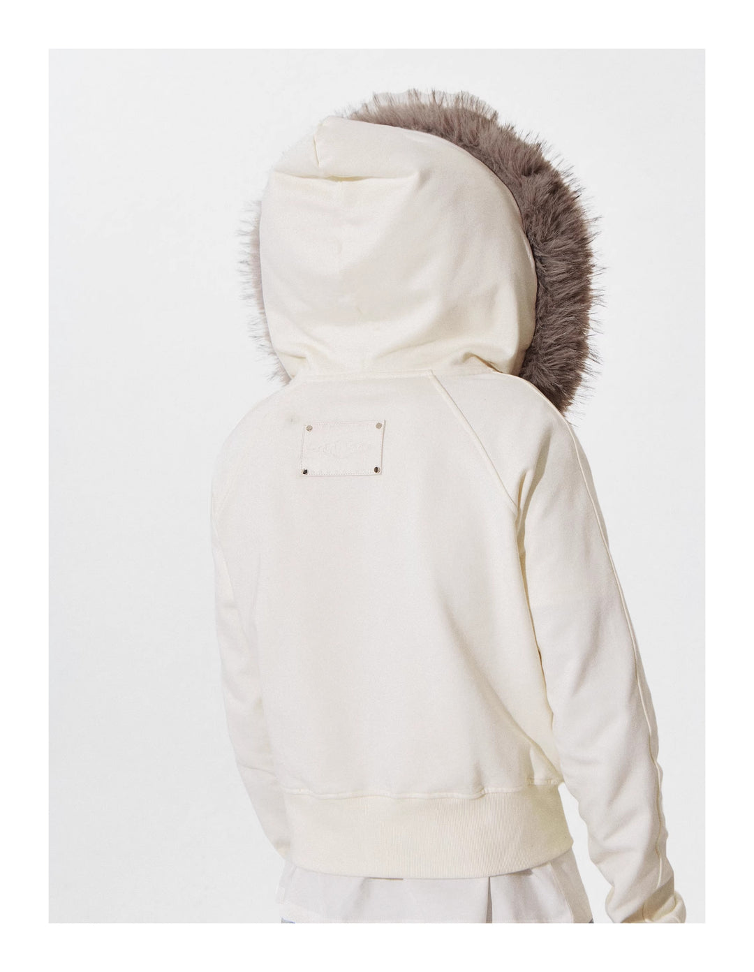 KARMANISTIC Fur Collar Hooded Jacket | Face 3 Face