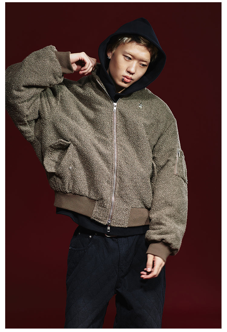 Remedy Textured MA-1 Bomber Jacket | Face 3 Face