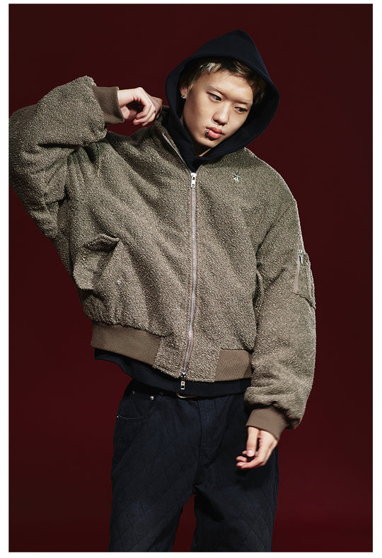 Remedy Textured MA-1 Bomber Jacket | Face 3 Face