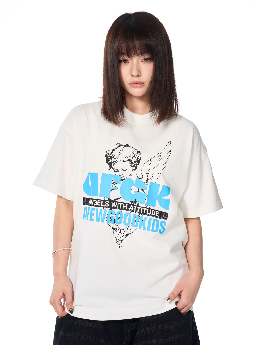 AFGK Angel Craft Print Tee | Face 3 Face