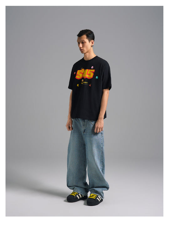 S45 Pacman Game Logo Tee | Face 3 Face