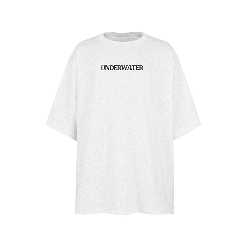 UNDERWATER Basic Logo Printed Tee
