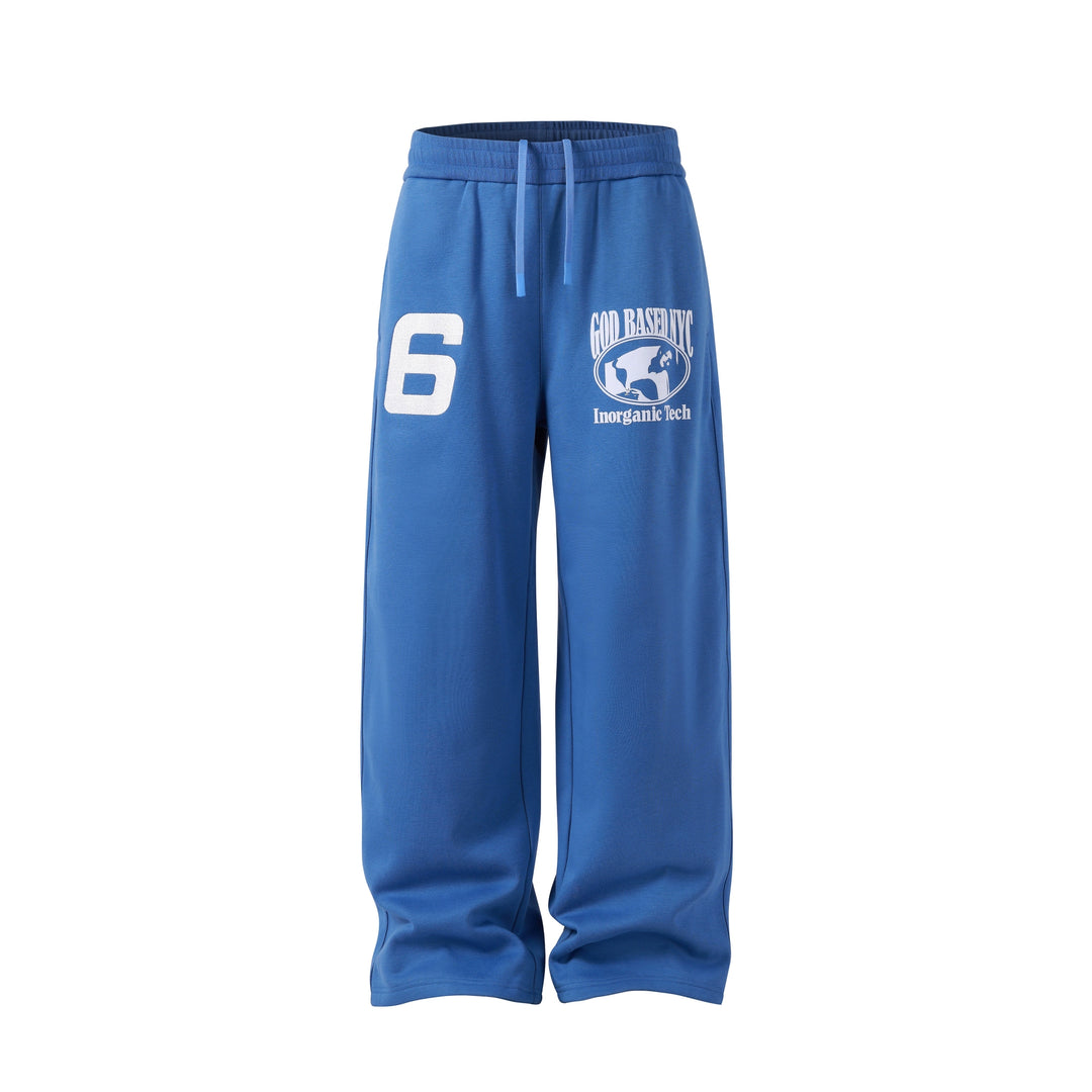 NOVACAM Flocking Print Baggy Sweatpants | Face 3 Face