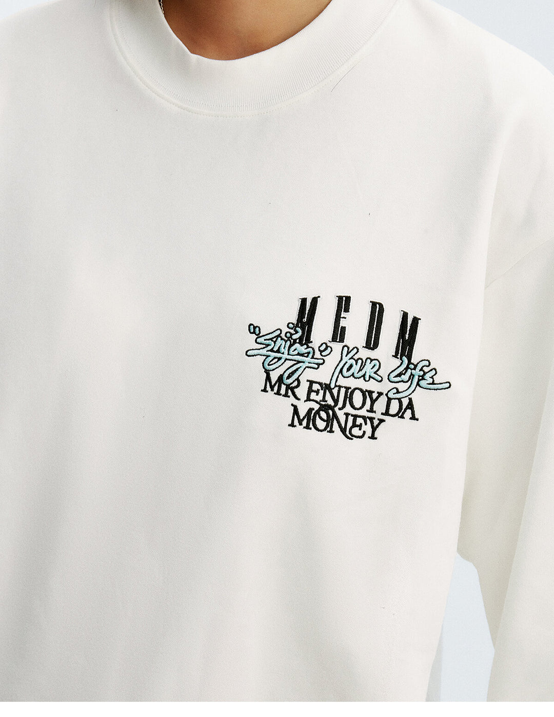 MEDM Warm Fleece Basic Long Sleeve Tee | Face 3 Face