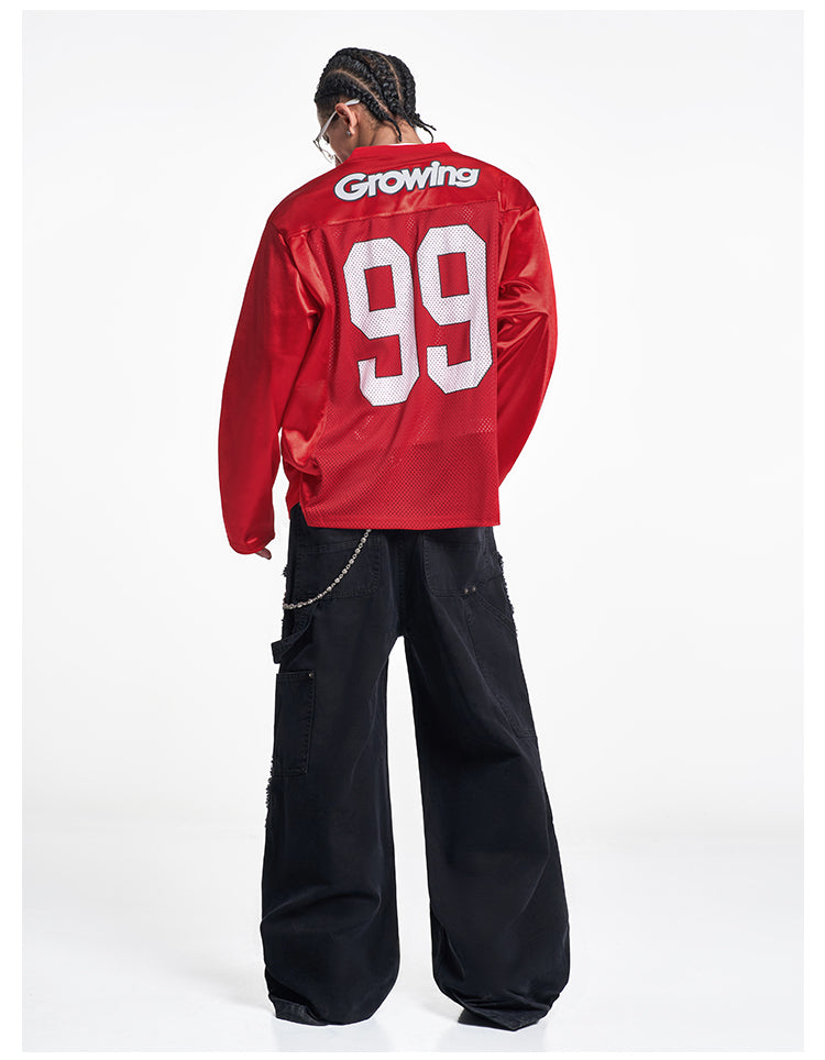 F3F Select 99 Numbered Mesh Long Sleeve Hockey Jersey | Face 3 Face